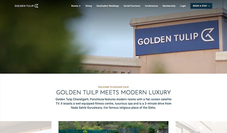 Hospitality Website Design