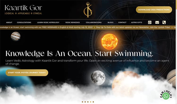 Astrologer Website Design Development