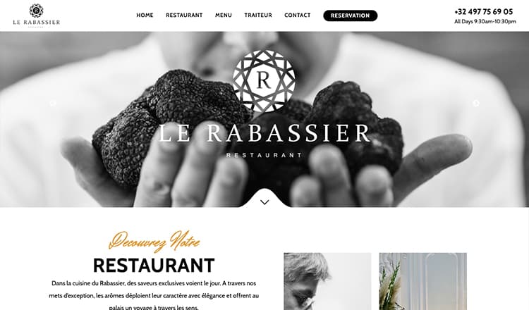 Restaurant/Hotel Website Development